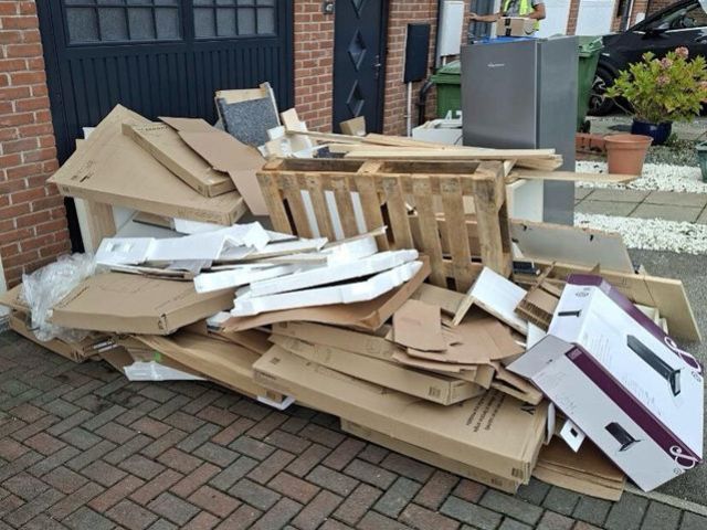 Commercial Waste Before Clearance